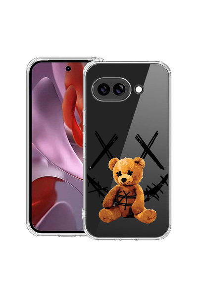 bestcase Husă Anti Shock Case For Google Pixel 10a, cu Design Teddy Bear Smil...