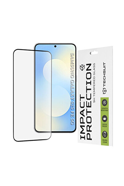Techsuit Sticlă completă 111D cu adeziv complet pentru Samsung Galaxy S25 FE