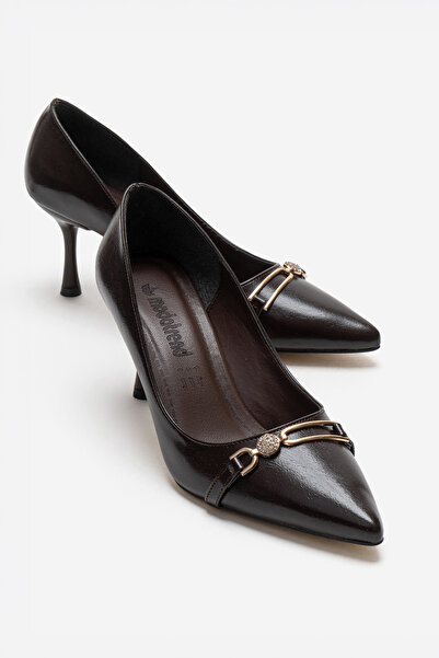 CCWAY AYAKKABI Γυναικεία παπούτσια στιλέτο με μυτερή μύτη και πέτρες πέρλες, ...