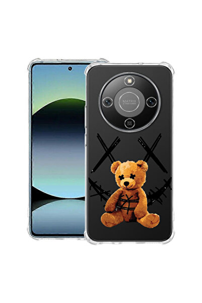 bestcase Husă Anti Shock Case For Honor Magic8 Lite, cu Design Teddy Bear Smi...