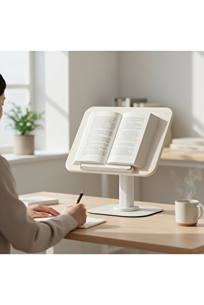 Coverzone Ayarlanabilir Tablet ve Kitap Okuma Standı Katlanabilir Ergonomik A...