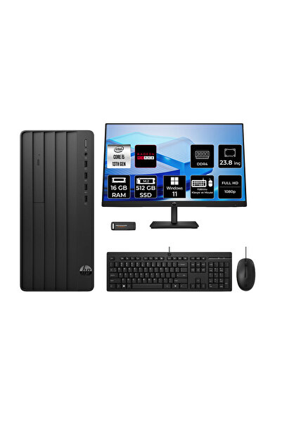 HP Pro Tower 290 G9 i5 13400 16GB 512GB SSD RX550/4GB W11H Masaüstü Bilgisaya...