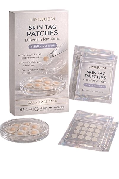Uniquem Et Beni Siğil Ben için Kurutucu Cilt Yaması Bakım Seti 44 Adet