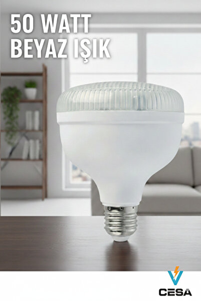cesaa elektirik HOROZ ELEKTRİK 50watt crystal beyaz ışık 50W kristal Led ampul