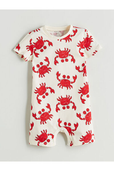 LC Waikiki Printed Baby Boy Combed Cotton Jumpsuit for Style Enthusiasts from...