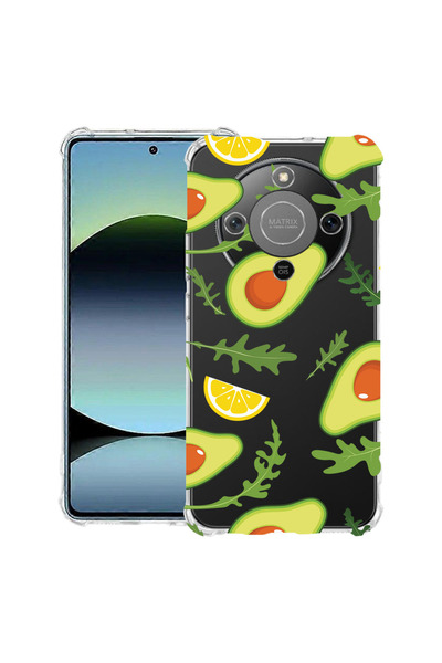 bestcase Αντικραδασμική θήκη για Honor Magic8 Lite, με σχέδιο Avocado, 312836...