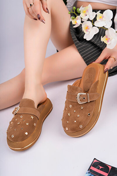 NOSEY SHOES Aura Model Genuine Leather Earth Color with Tropical Detail, Buck...