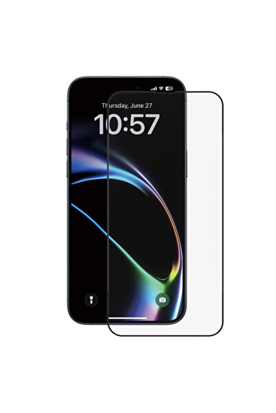 Anank Protector de ecran complet din sticlă ranforsată 2.5D pentru iPhone 16 ...