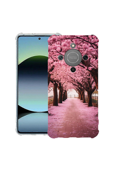 bestcase Husă Anti Shock Case For Honor Magic8 Lite, cu Design Cherry Blossom...