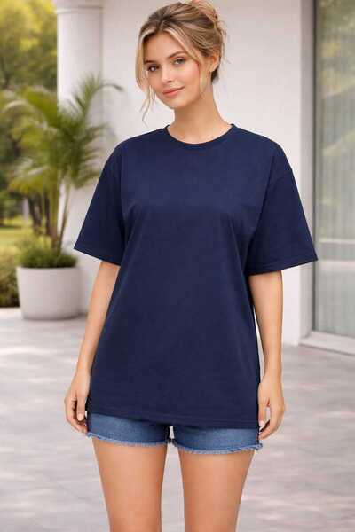 SWARO Oversized T-Shirt with Slits