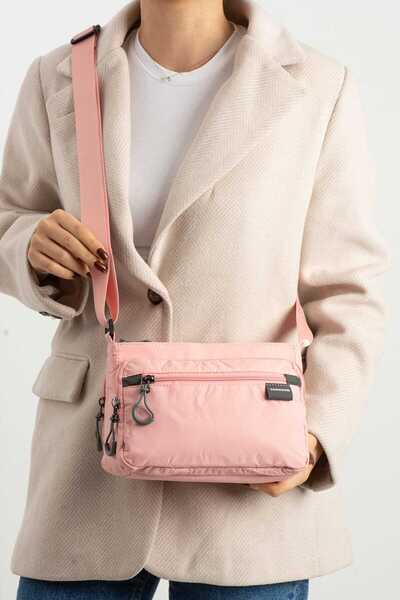 Sanmorris حقيبة كتف وحقيبة سفر يومية متعددة الأقسام مصنوعة من قماش مقاوم للماء