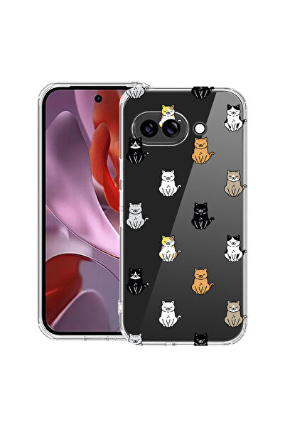 bestcase Husă Anti Shock Case For Google Pixel 10a, cu Design Cat Pattern, 31...