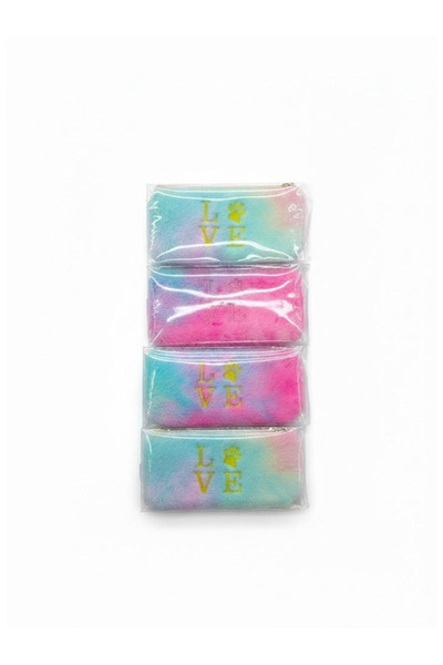 TOY LAND Colorful Fur Pencil Case- Stationery Pouch-Assorted Colours