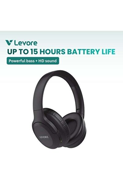 Levore Wireless ANC Bluetooth Headphones, Over-Ear Noise Cancelling with Mic