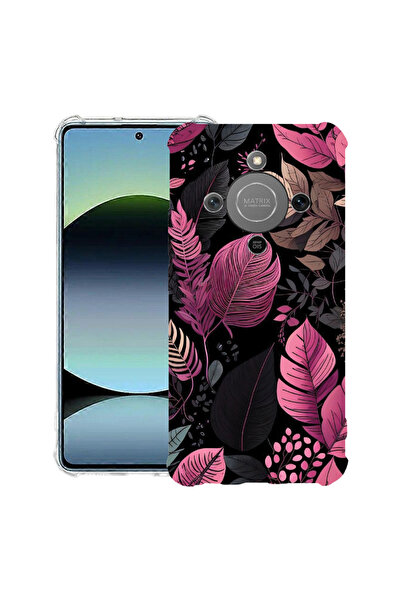 bestcase Husă Anti Shock Case For Honor Magic8 Lite, cu Design Rose Feathers,...
