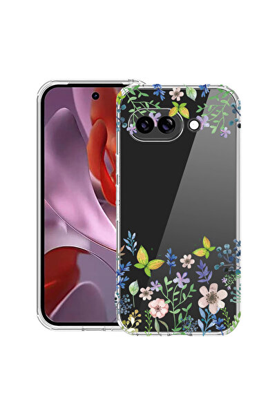 bestcase Husă Anti Shock Case For Google Pixel 10a, cu Design Butterfly Flowe...