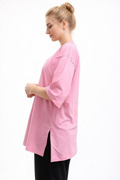 SWARO Oversized T-Shirt with Slits