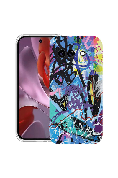 bestcase Husă Anti Shock Case For Google Pixel 10a, cu Design Graffiti, 31283...