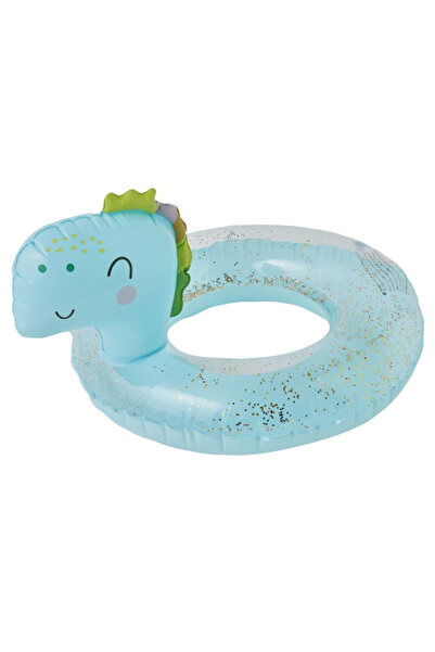 Krista Inflatable children's Dino Dinosaur bouncy bird with glitter, blue, PV...