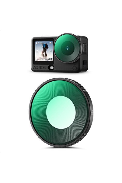K&F CONCEPT DJI Osmo Action 6 uyumlu, UV Filtre / Nano kaplamalı HD optik cam...