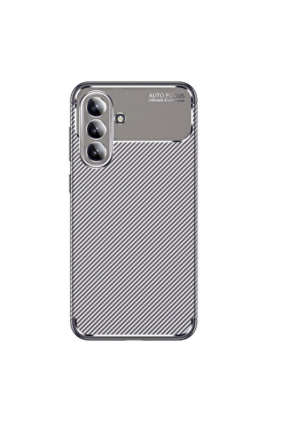 Apsuwa حافظة سامسونج جالاكسي A37 من السيليكون بنمط الكربون الأسود