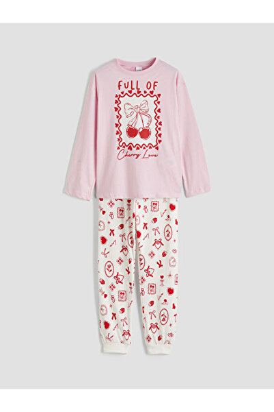LC Waikiki Блестящи селекции от Shining Store Комплект пижама за момичета с п...