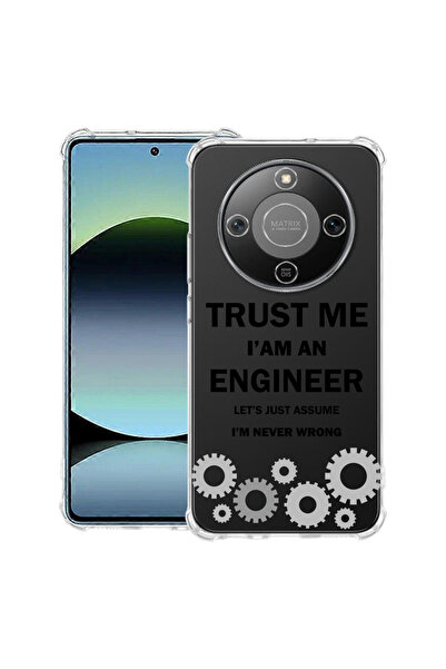 bestcase Αντικραδασμική θήκη για Honor Magic8 Lite, με σχεδιασμό "Είμαι μηχαν...