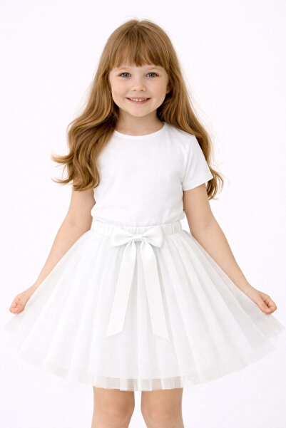 Nacar 23 Nisan 29 Ekim Gösteri Kıyafeti Kız Çocuk Tütü Etekli Şık Etek