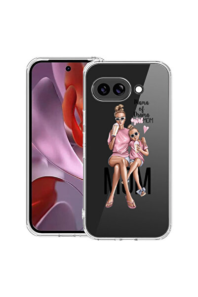 bestcase Αντικραδασμική θήκη για Google Pixel 10a, με σχέδιο Girl Mom Mama of...