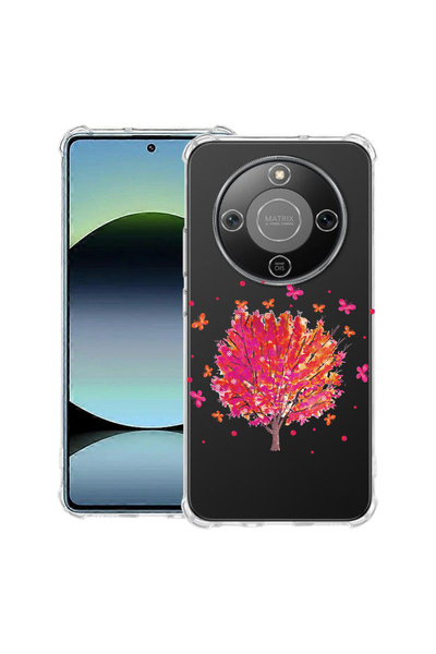 bestcase Husă Anti Shock Case For Honor Magic8 Lite, cu Design Butterflies Tr...