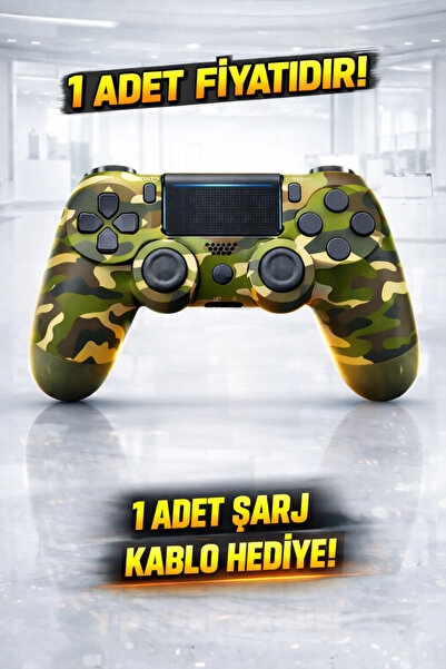 Maybax PS4 Kablosuz 1 Adet Oyun Kolu Wireless Joystick PC Laptop Tablet Mobil...