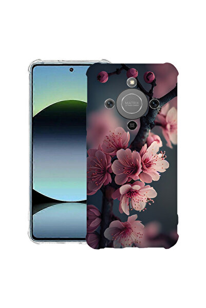 bestcase Αντικραδασμική θήκη για Honor Magic8 Lite, με σχέδιο άνθη κερασιάς, ...