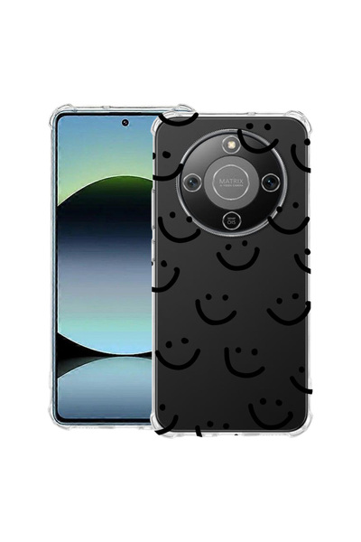 bestcase Husă Anti Shock Case For Honor Magic8 Lite, cu Design Smiley, 312836...
