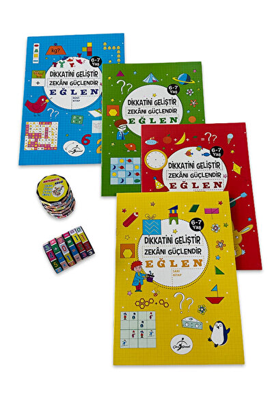 Çocuk Gezegeni Dikkatini Geliştir 6-7 Yaş - Matemetik Küpü Hediyeli