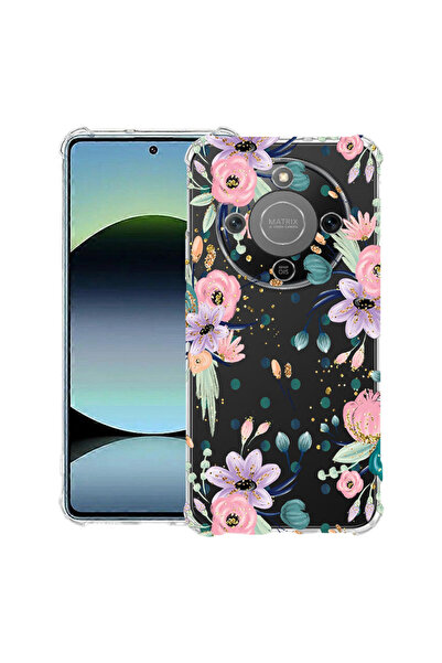 bestcase Husă Anti Shock Case For Honor Magic8 Lite, cu Design Flowers Collec...