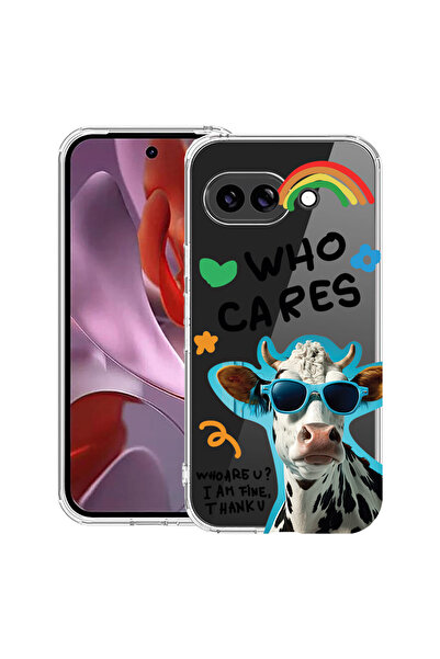 bestcase Αντικραδασμική θήκη για Google Pixel 10a, με σχέδιο Cool Cow - Ποιος...