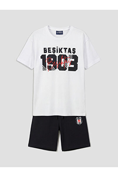 LC Waikiki RMZ GİYİM FARKIŞİLLERİNE ZERO Roba Yaka Tricou și pantaloni scurți...