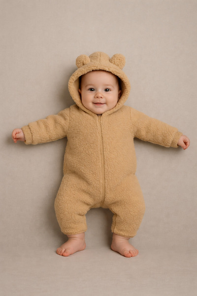 Sincap Baby Wellsoft Plush Girl-Boy's Zippered Hooded Winter Baby Sleeping Ba...