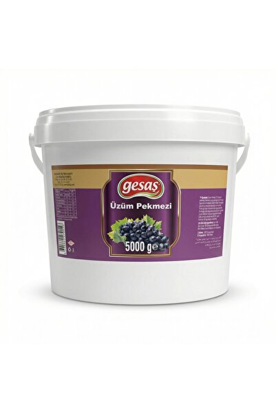 Gesaş Üzüm Pekmezi 5 Kg – Yoğun Kıvamlı – Profesyonel Kullanım