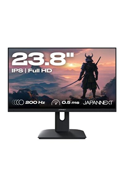 Japannext Monitor de gaming 23.8" IPS FHD 200Hz 0.5ms HDMI/DP Negru
