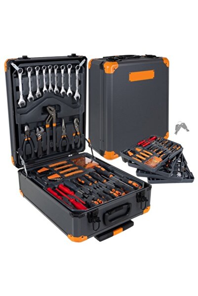 zola Trusa scule XXL tip troler 1000 piese, otel crom-vanadiu, 4 organizatoar...