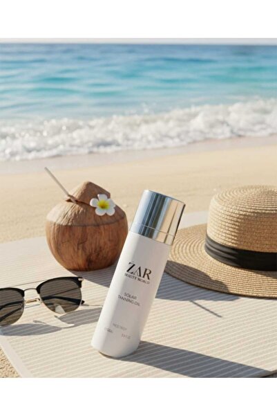ZAR BEAUTY WORLD زيت تسمير البشرة العضوي من زار للشاطئ والتزلج