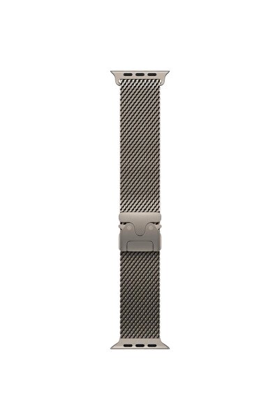 Apple Smartwatch Band Watch Milanese Loop Titanium 49mm Large Silver