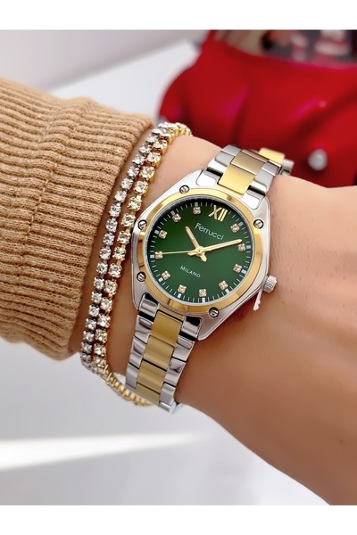 Ferrucci Steel Strap 2 Year Warranty 3 Atm Waterproof Women's Wristwatch + Br...