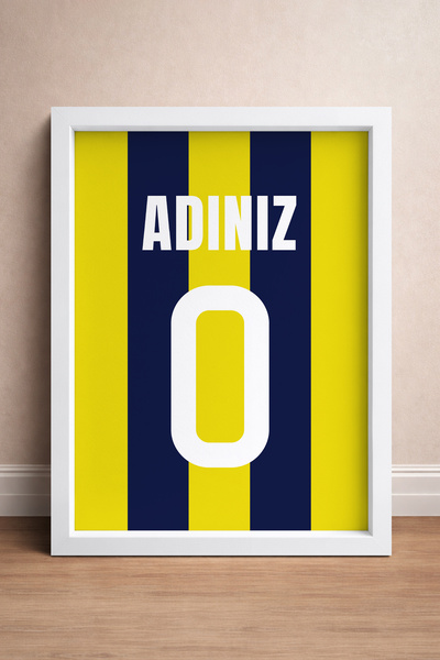 HOMEPACK Kişiye Özel Taraftar Tablosu, Çerçeveli Takım Tablosu, Taraftar Post...