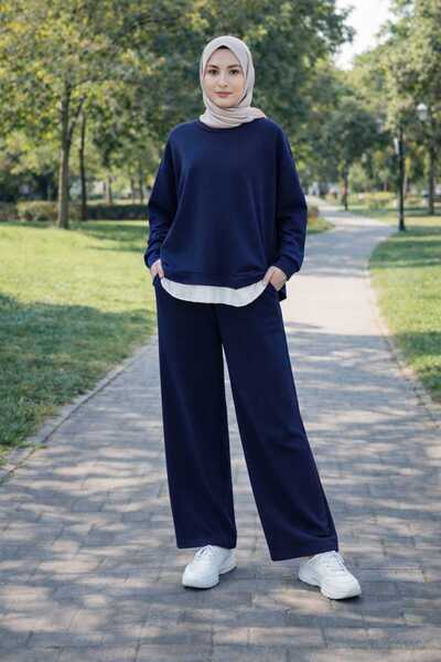 ECK MODA Țesătură modală pentru femei, din lycra complet elastică, cu detaliu...