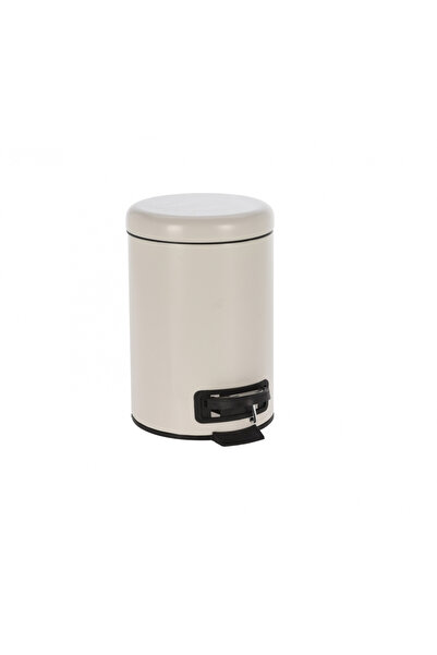Bathroom Solutions trash can, metal, 24x17x25 cm, 3 l, cream