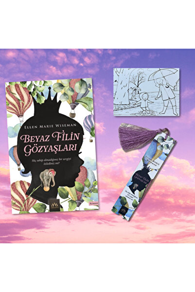 Arkadya Yayınları BEYAZ FİLİN GÖZYAŞLARI / PÜSKÜLLÜ AYRAÇ VE KARTPOSTAL HEDİYE