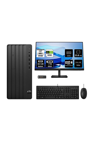 HP Pro Tower 290 G9 i5 13400 32GB 1TB SSD RTX5050/8GB FDOS Masaüstü Bilgisaya...
