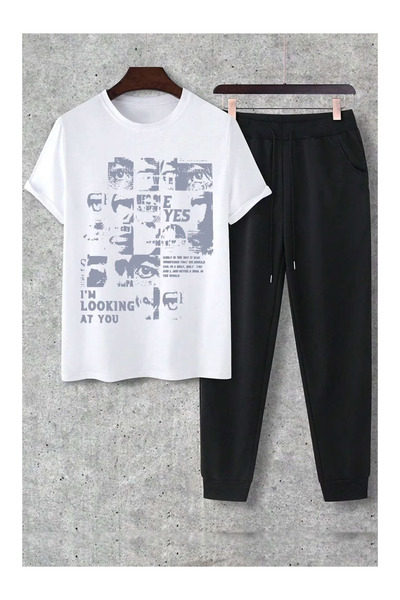 PENTHİLUS Unisex Printed Top and Bottom Set